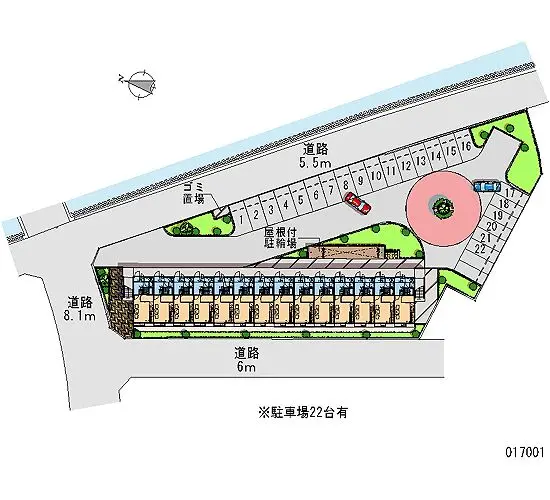 ★手数料０円★加古川市別府町本町２丁目　月極駐車場（LP）